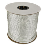 Orion Ropeworks Solid Braid Ropes, 1,238 lb Cap., 1,000 ft, Nylon (Polyamide), White View Product Image