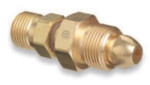 Western Enterprises Brass Cylinder Adaptors, From CGA-580 Nitrogen To CGA-320 Carbon Dioxide View Product Image