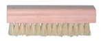 Magnolia Brush Hand  Nail Brushes, 4 3/4 in Hardwood Block, 5/8 in Trim L, White Plastic View Product Image