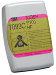 3M Particulate Filters 7093, P100, Nuisance Level Organic Vapor/Acid Gas View Product Image