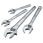Ridge Tool Company Adjustable Wrenches, 10 in Long, 1 1/8 in Opening, Cobalt Plated View Product Image