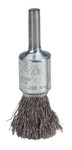 Weiler Crimped Wire Solid End Brushes, Steel, 25,000 rpm, 1/2" x 0.02" View Product Image