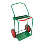 Anthony High-Rail Frame Dual-Cylinder Cart, For 9.5"-13.5" dia., 14" Solid Rubber Wheels View Product Image