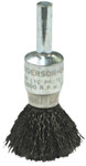 Anderson Brush Crimped Wire Solid End Brushes-NS Series, Carbon Steel, 1" x 0.006", 22,000 rpm View Product Image