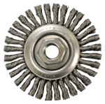 Anderson Brush Narrow Stringer Bead Wire Wheel-STCM, 6 7/8D x 3/16W, .02 Carbon Steel, 9000 rpm View Product Image