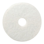 Boardwalk Standard Floor Pads, 20" Diameter, White View Product Image