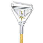 Boardwalk Quick-Change Metal Head Mop Handle for No. 20  Up Heads, 54in Wood Handle View Product Image