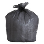 Boardwalk High-Density Can Liner, 43x47, 56gal, 19 Mic Equiv., Black, 25 Bags/Roll View Product Image