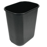 Boardwalk Soft-Sided Wastebasket, 28qt, Black View Product Image