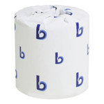 Boardwalk Two-Ply Toilet Tissue, White, 4 x 3 Sheet, 400 Sheets/Roll View Product Image