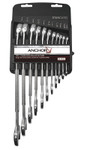 Anchor Products 11 Piece Combination Wrench Sets,  Points, SAE View Product Image