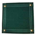 Anchor Products Protective Tarp, 10 ft W x 12 ft L, Water Resistant, Canvas, Green View Product Image