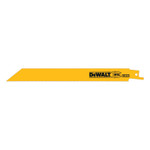 DeWalt Metal Cutting Reciprocating Saw Blades, 8 in, 18 TPI, Straight Back, Bulk View Product Image