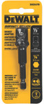 DeWalt Impact Ready Socket Adaptors, 1/4 in (Hex); 1/2 in (Square) View Product Image