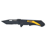 DeWalt Folding Pocket Knives, 7", Serrated/Straight Steel Blade, Anodized Aluminum View Product Image