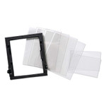 Jackson Safety Insight Clear Safety Plate Kit, 5 in x 5 in x 1/2 in, Polycarbonate View Product Image