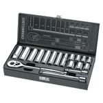 Channellock 18 Piece Mechanic's Tool Sets, 3/8 in, SAE View Product Image