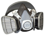 3M 5000 Series Half Facepiece Respirators, Large, Organic Vapors View Product Image