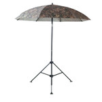 LAPCO Heavy Duty Construction Umbrellas, 7 ft H, Camo (Brown/Olive), Acrylic/Canvas View Product Image