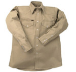 LAPCO 950 Heavy-Weight Khaki Shirts, Cotton, 18 Long View Product Image