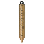 Apex Tool Group Inage Oil Gauging Plumb Bobs, 20 oz, Brass, Millimeters/Centimeters View Product Image