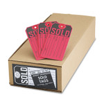 Avery Sold Tags, Paper, 4 3/4 x 2 3/8, Red/Black, 500/Box View Product Image