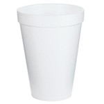 Dart Container Corp. Foam Cups, 12 oz, White View Product Image