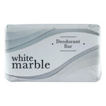 TRANSMACRO AMENITIES Individually Wrapped Deodorant Bar Soap, White, 2.5oz Bar View Product Image