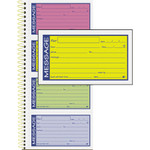 Adams Wirebound Telephone Message Book, Two-Part Carbonless, 200 Forms View Product Image