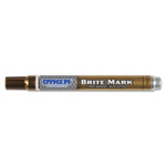 ITW Pro Brands BRITE-MARK Medium Paint Marker, Gold, Medium, Bullet, Acrylic View Product Image