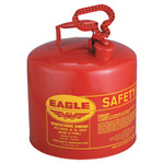 Eagle Mfg Type l Safety Cans, Diesel, 5 gal, Yellow View Product Image