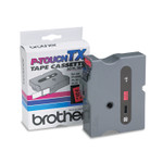 Brother P-Touch TX Tape Cartridge for PT-8000, PT-PC, PT-30/35, 0.94" x 50 ft, Black on Red View Product Image