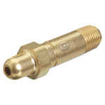 Western Enterprises Regulator Inlet Nipples, Air, 1/4 in (NPT), 2 1/2", Brass, CGA-346 View Product Image