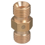 Western Enterprises Hose Couplers, 200 psi, Brass, B-Size, Oxygen View Product Image