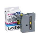 Brother P-Touch TX Tape Cartridge for PT-8000, PT-PC, PT-30/35, 0.94" x 50 ft, Black on Yellow View Product Image