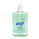 Gojo Advanced Instant Hand Sanitizer w/Aloe, 12oz Pump Bottle 315-363912EA View Product Image