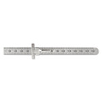 General Tools Economy Precision Stainless Steel Rules, 150mm X 15/32", Stainless Steel, Metric View Product Image