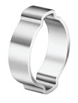 Oetiker 2-Ear Zinc-Plated Hose Clamp, 19/32 in OD, 0.551 in-0.669 in dia, 0.315 in W View Product Image