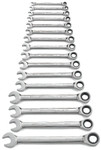 Apex Tool Group 16 Pc. Combination Ratcheting Wrench Sets, Metric View Product Image