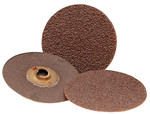 3M Roloc Discs 361F, Aluminum Oxide, 3 in Dia., P120 Grit View Product Image