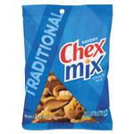 Chex Mix, Traditional Flavor Trail Mix, 3.75 oz Bag, 8/Box View Product Image