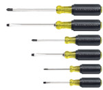 Klein Tools 6-Piece Screwdriver Set, Phillips; Slotted View Product Image