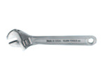 Klein Tools Extra Capacity Adjustable Wrenches, 12 in Long, 1 1/2 in Opening, Chrome, Dipped View Product Image