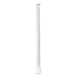 Boardwalk Wrapped Giant Straws, 7 3/4", Red, 2000/Carton View Product Image