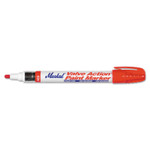 Markal Valve Action Paint Marker, Red, 1/8 in, Medium 434-96822 View Product Image