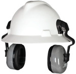 MSA Sound Control SH Earmuffs, 25 dB NRR, Gray/Black, Cap-Mounted View Product Image