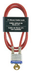 Master Lock No. 719 Cable Locks, 3/16 in Dia., 3 Ft Cable View Product Image