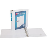 Avery Showcase Economy View Binder with Round Rings, 3 Rings, 1.5" Capacity, 11 x 8.5, White View Product Image