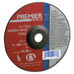 Carborundum Premier Redcut Abrasive Wheel for Cutting, 5 in Dia, 1/8 in Thick Zirconia View Product Image