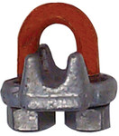 CM Columbus McKinnon Forged Wire Rope Clips, 3/8 in, Galvanized Zinc View Product Image